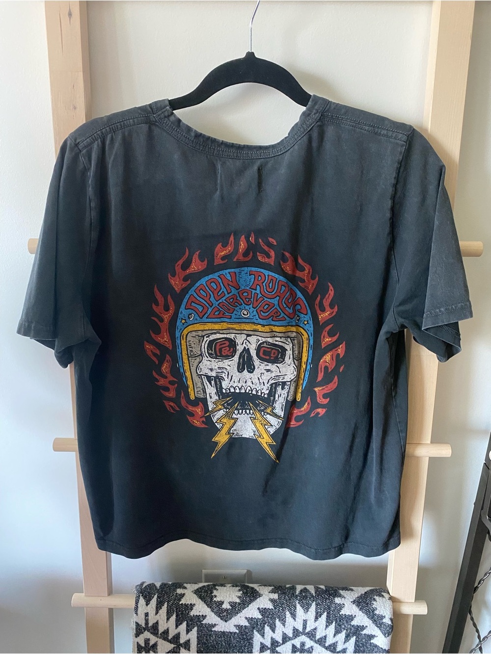 P&Co Black Crewneck Tee with